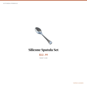 Silicone Spatula Set — Front