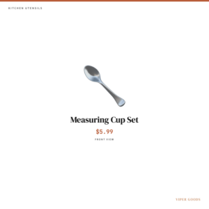 Measuring Cup Set — Front