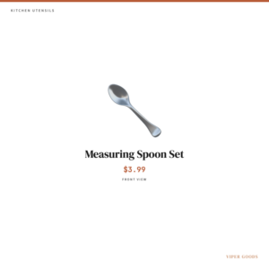 Measuring Spoon Set — Front