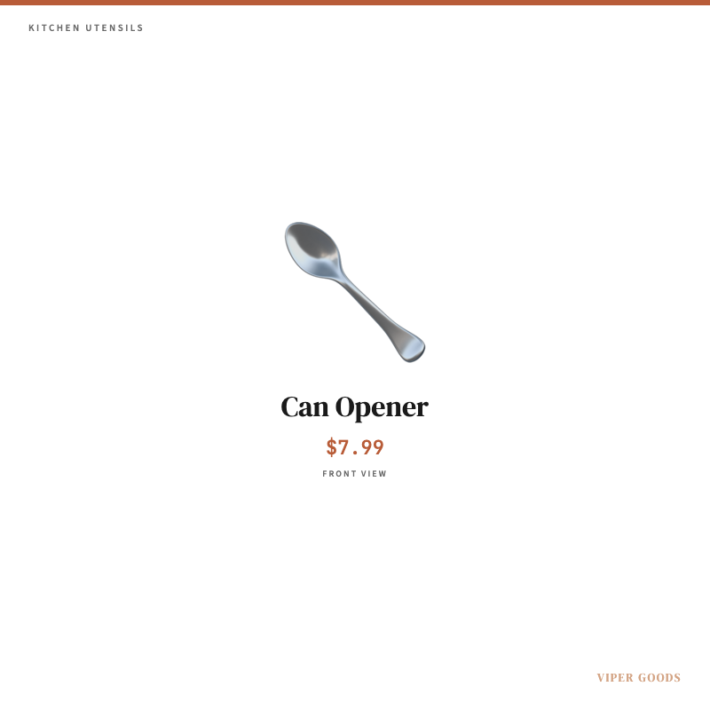 Can Opener — Front