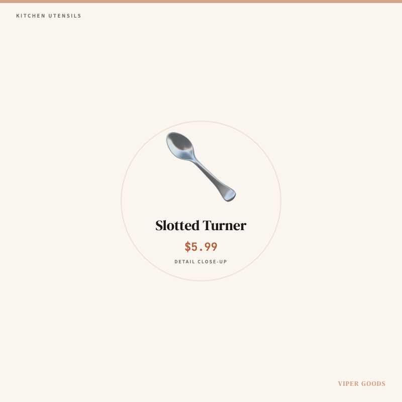 Slotted Turner — Detail