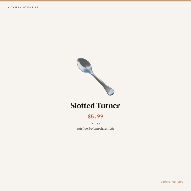 Slotted Turner — Lifestyle