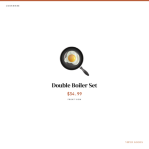 Double Boiler Set — Front