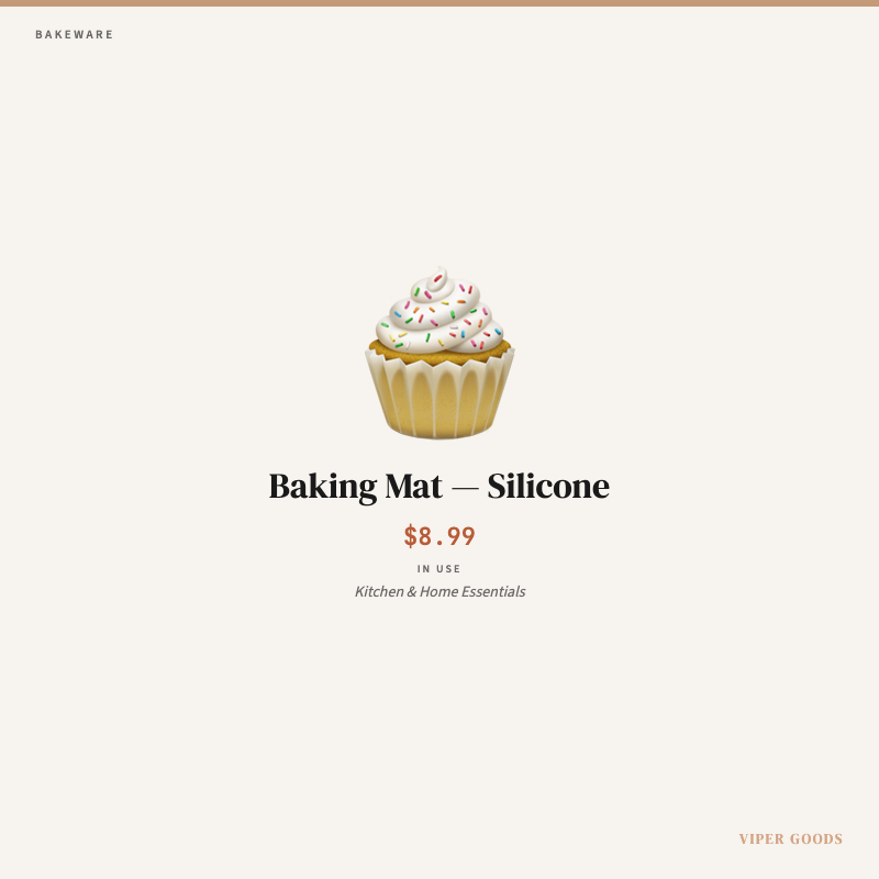 Baking Mat — Silicone — Lifestyle