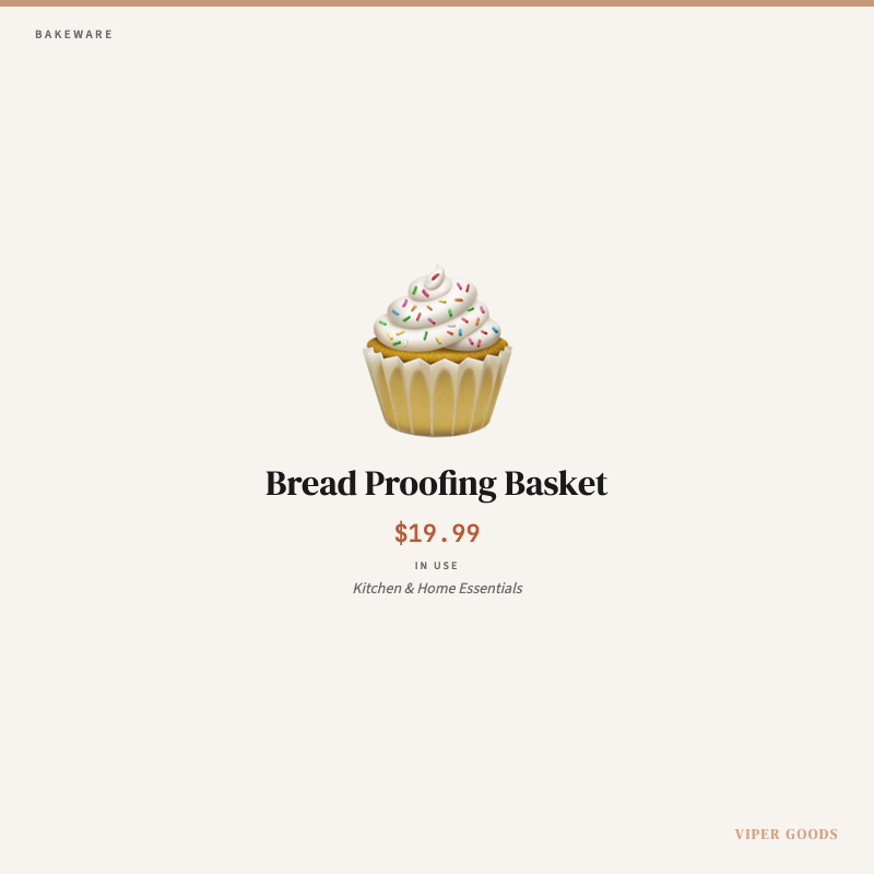 Bread Proofing Basket — Lifestyle