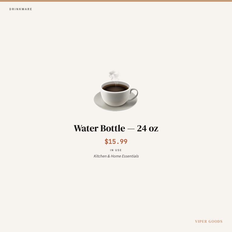 Water Bottle — 24 oz — Lifestyle