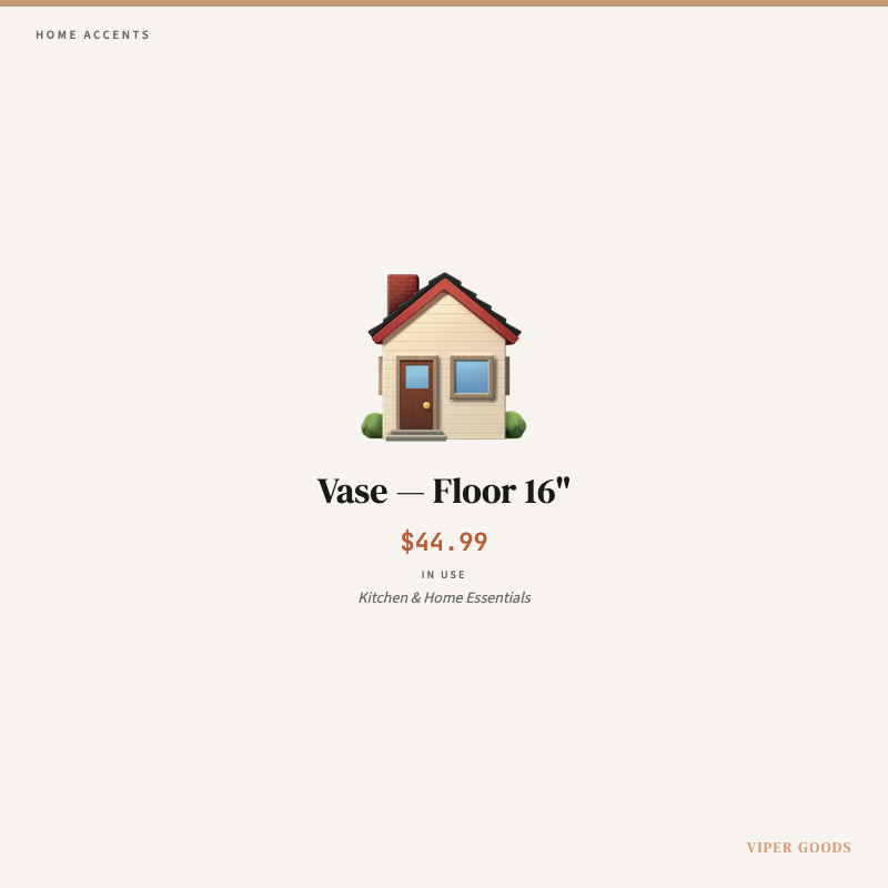 Vase — Floor 16" — Lifestyle