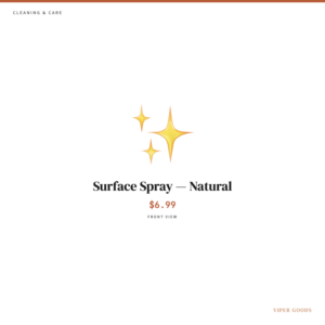Surface Spray — Natural — Front