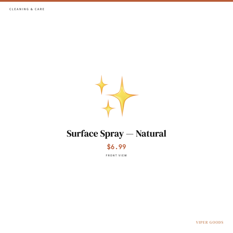 Surface Spray — Natural — Front