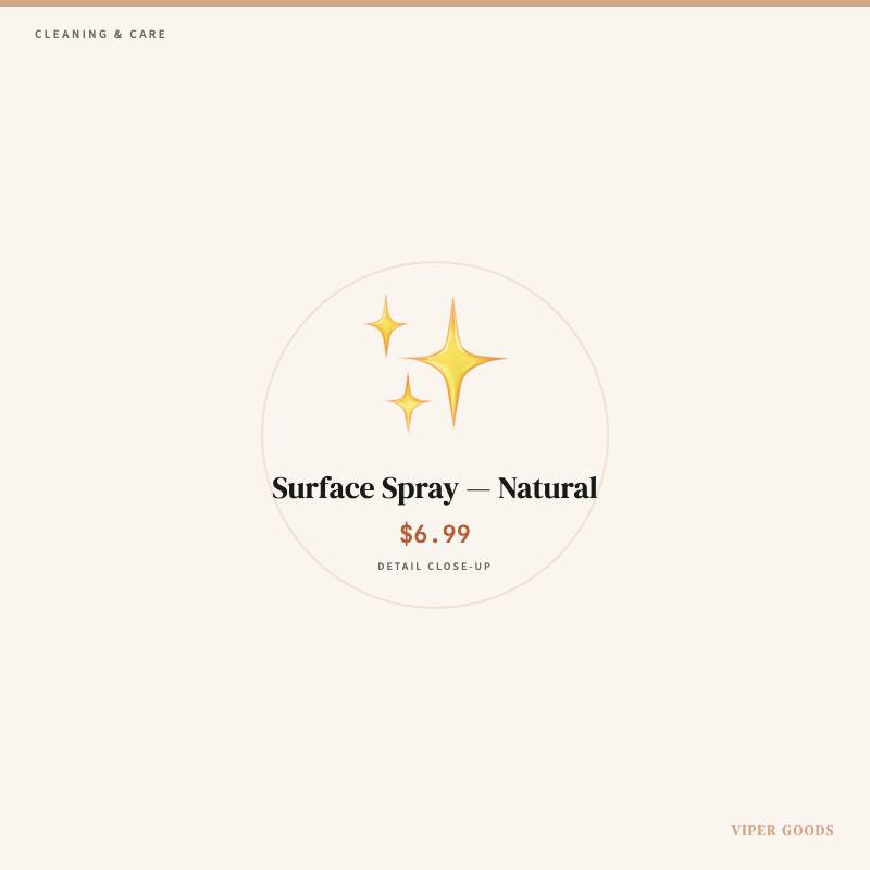 Surface Spray — Natural — Detail