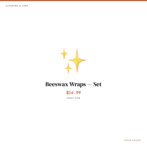 Beeswax Wraps — Set — Front