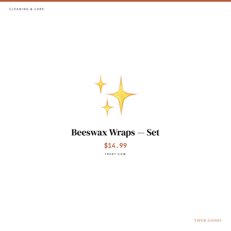Beeswax Wraps — Set — Front