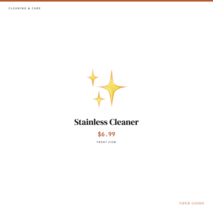 Stainless Cleaner — Front