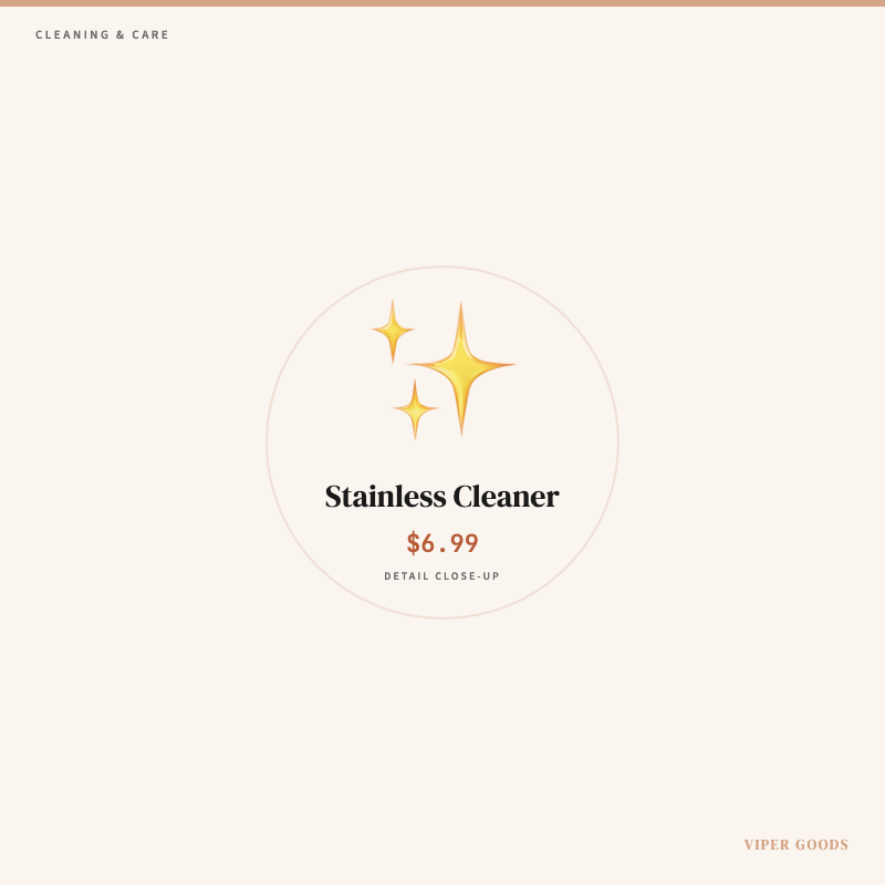 Stainless Cleaner — Detail